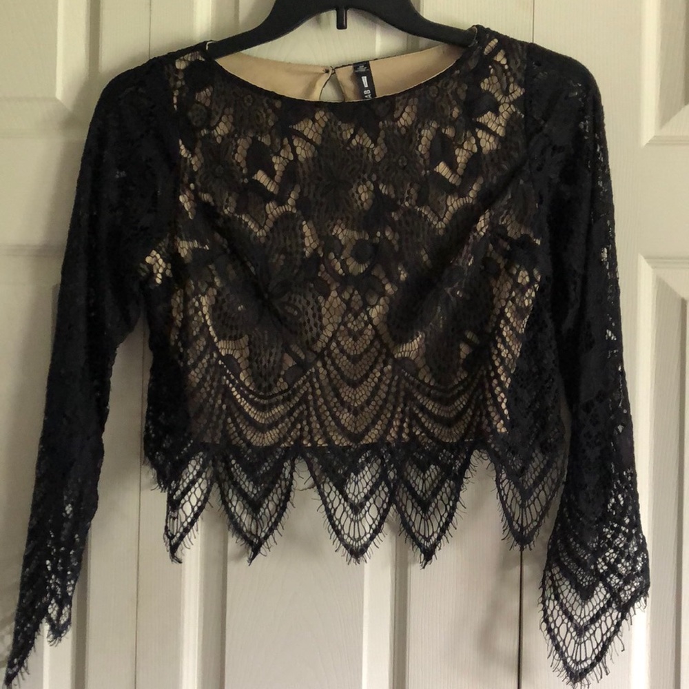 Lace Cropped top